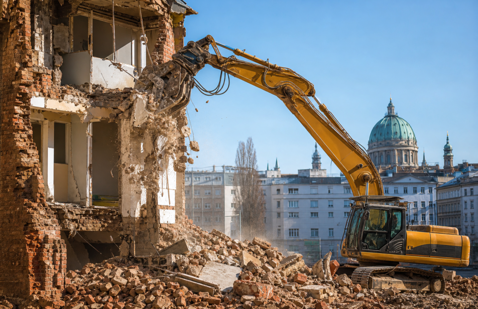 Titelbild zu „Abbrucharbeiten in Wien: Ablauf, Genehmigungen und Kosten im Überblick“